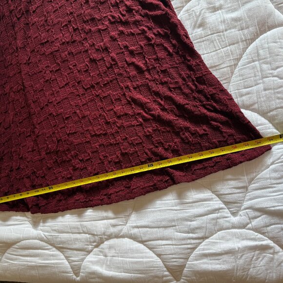 Cut Loose Sweater Set – Top & Skirt – Burgundy, Size Large NWOT - Picture 16 of 16